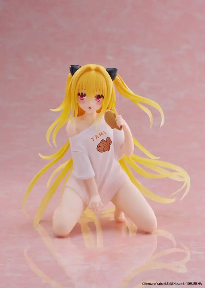 To Love-Ru Darkness PVC Socha Stolní Roztomilá Figurka Golden Darkness Roomwear Ver. 13 cm fotografii produktu