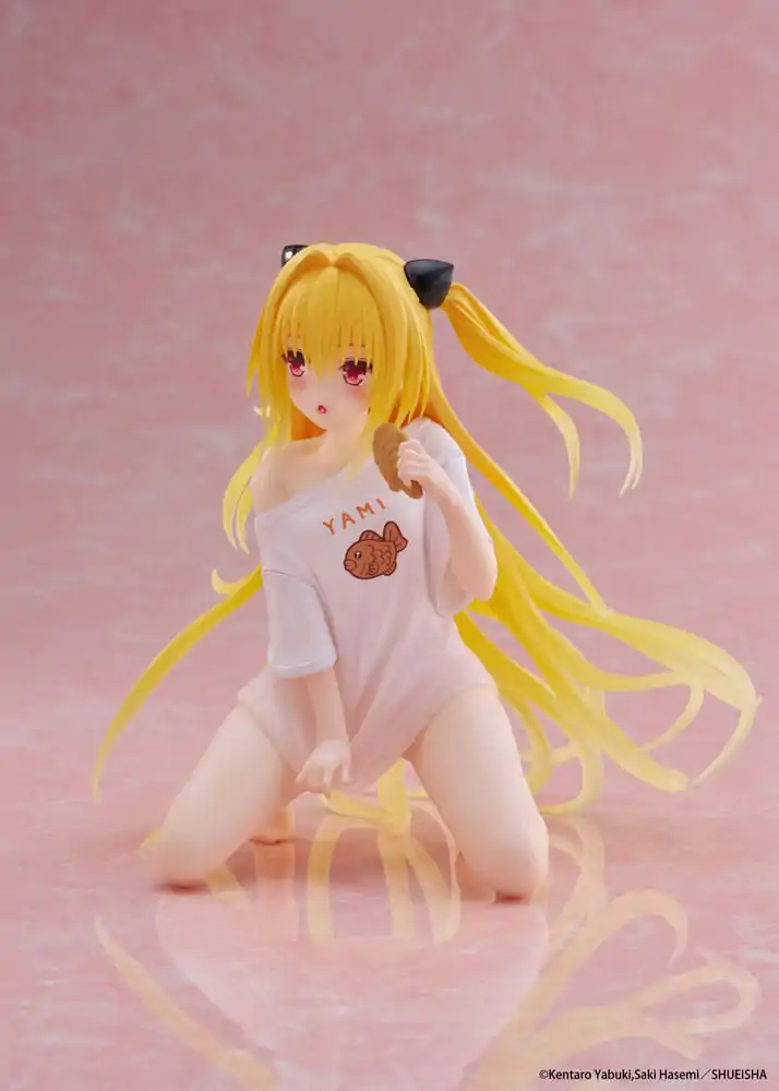 To Love-Ru Darkness PVC Socha Stolní Roztomilá Figurka Golden Darkness Roomwear Ver. 13 cm fotografii produktu