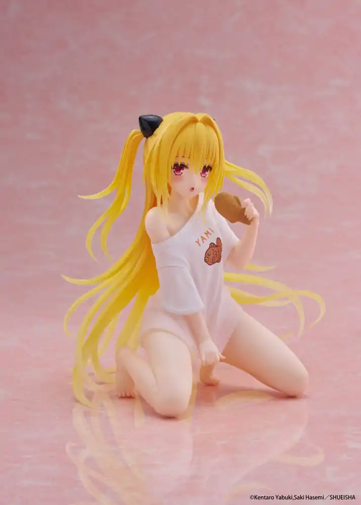 To Love-Ru Darkness PVC Socha Stolní Roztomilá Figurka Golden Darkness Roomwear Ver. 13 cm fotografii produktu
