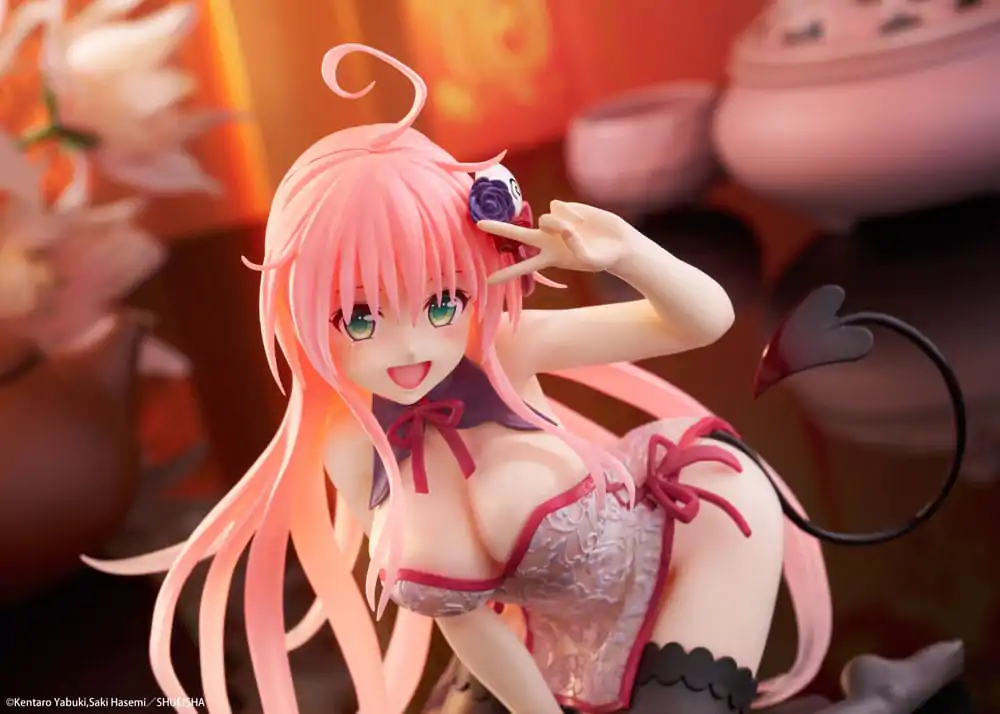To Love-Ru Darkness PVC Soška Desktop Cute Figure Lala Chinese Dress Ver. 13 cm fotografii produktu