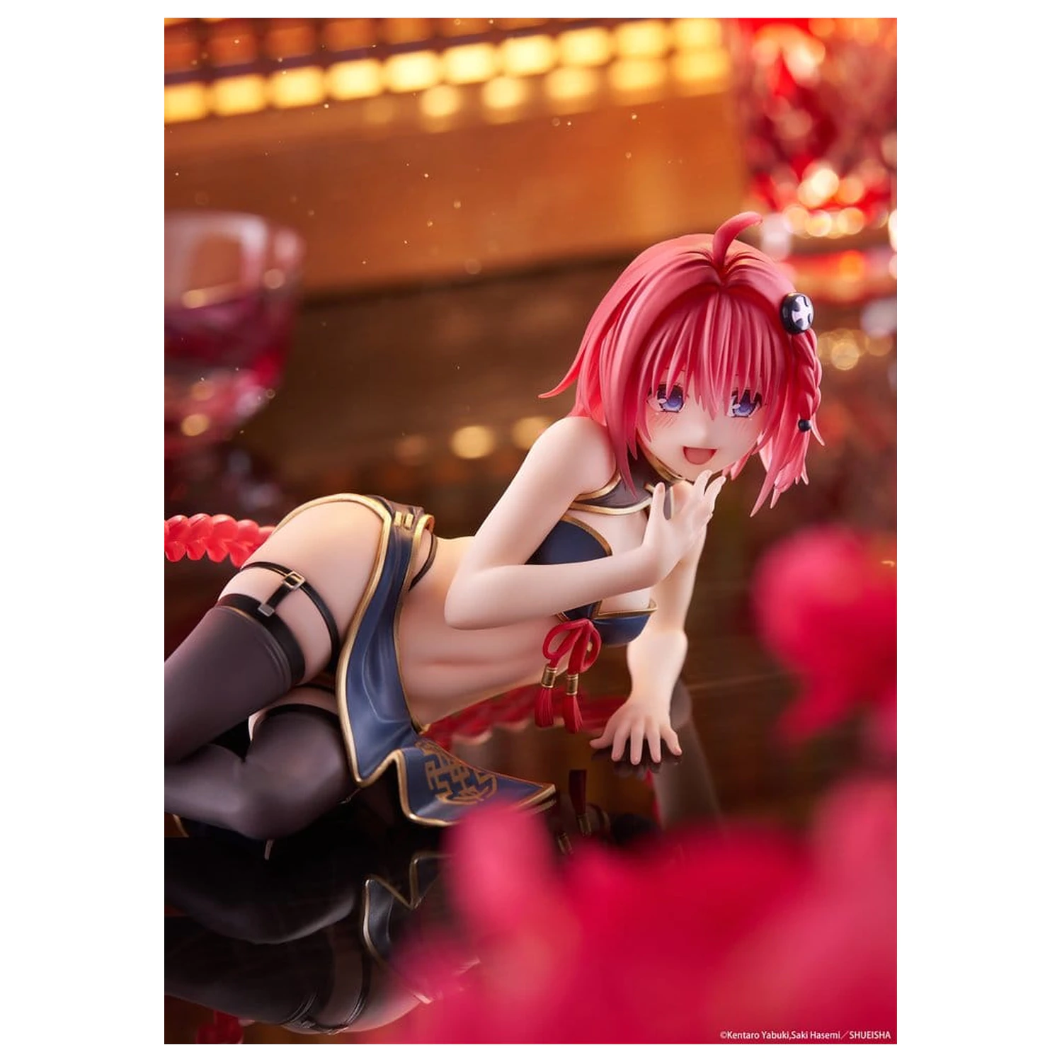 To Love-Ru Darkness Desktop Cute PVC figurka Mea Kurosaki (Chinese Dress Ver.) 13 cm fotografii produktu