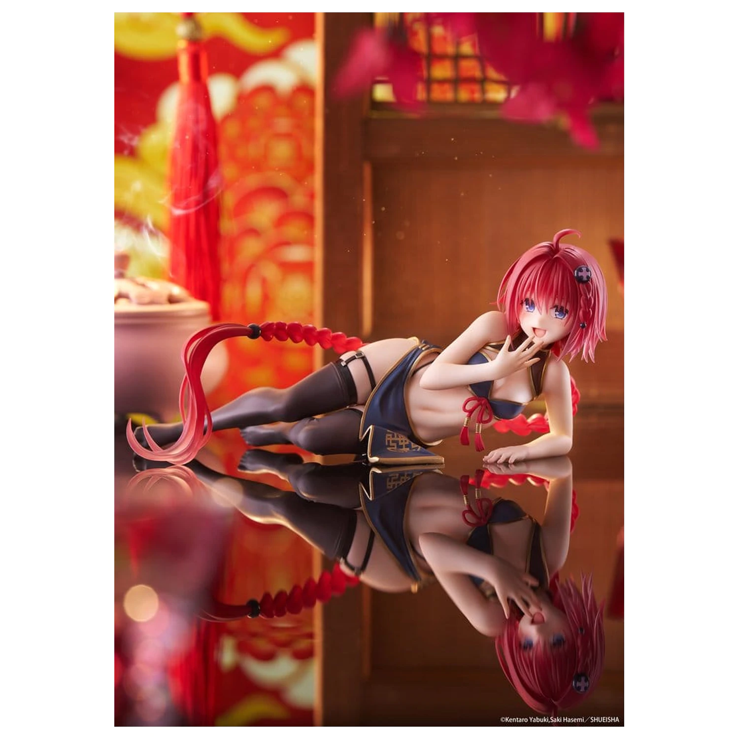 To Love-Ru Darkness Desktop Cute PVC figurka Mea Kurosaki (Chinese Dress Ver.) 13 cm fotografii produktu
