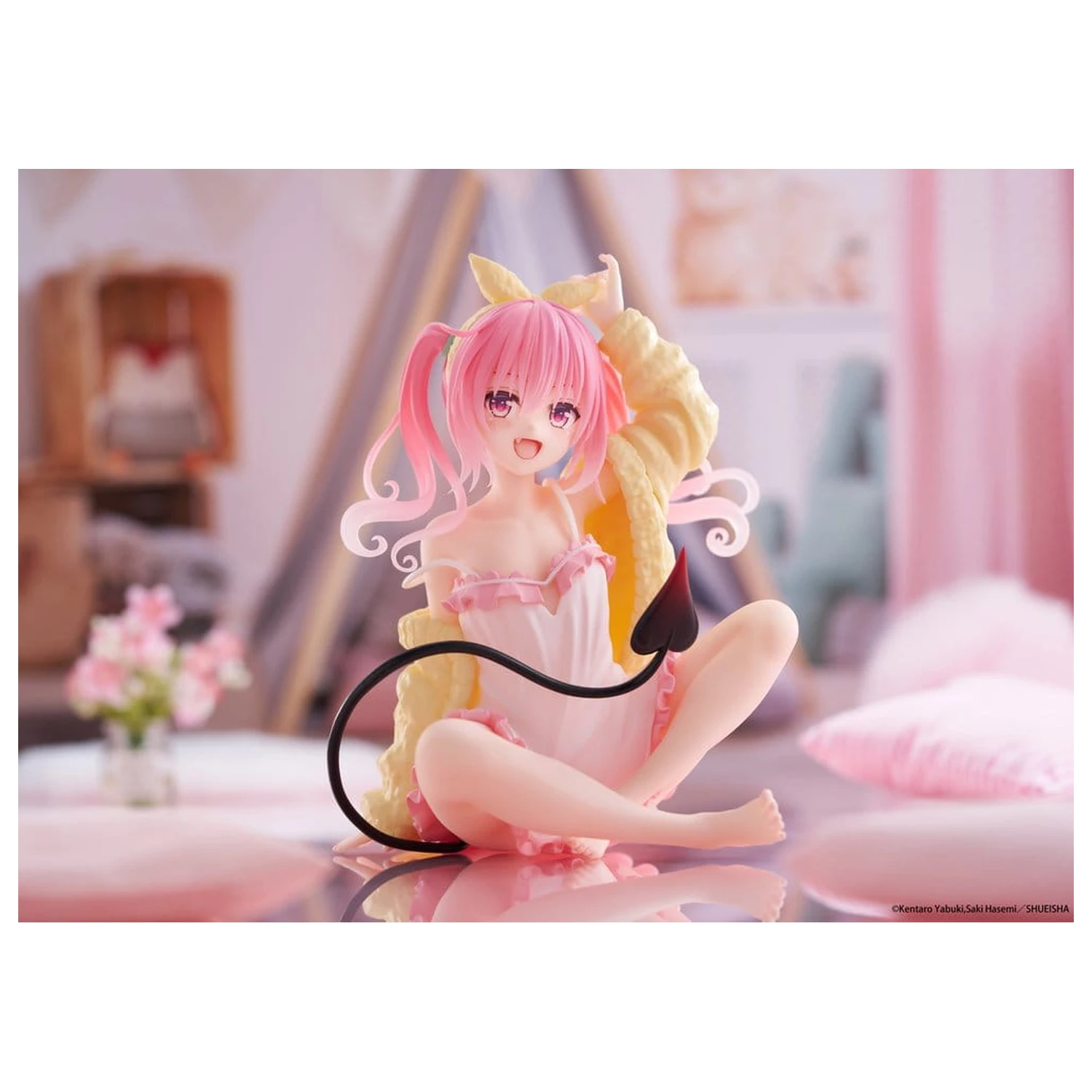 To Love-Ru Darkness Desktop Cute PVC socha Nana Room wear Ver. 13 cm fotografii produktu