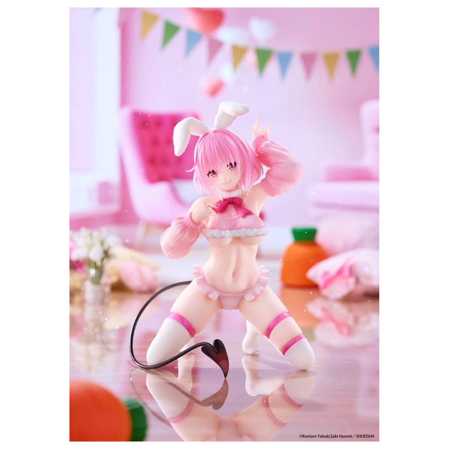 To Love-Ru Darkness MOFLOCK PVC figurka Momo (Fluffy Bunny Ver.) 13 cm fotografii produktu