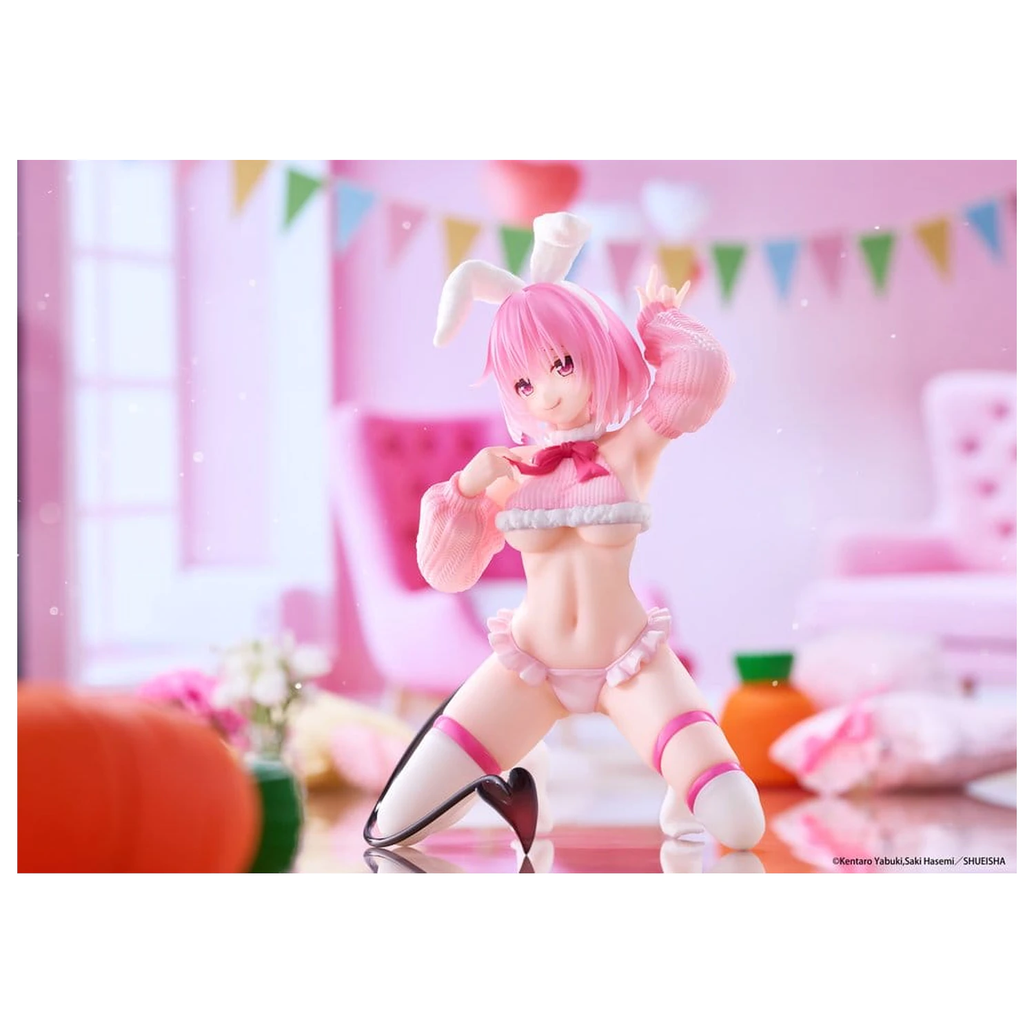 To Love-Ru Darkness MOFLOCK PVC figurka Momo (Fluffy Bunny Ver.) 13 cm fotografii produktu