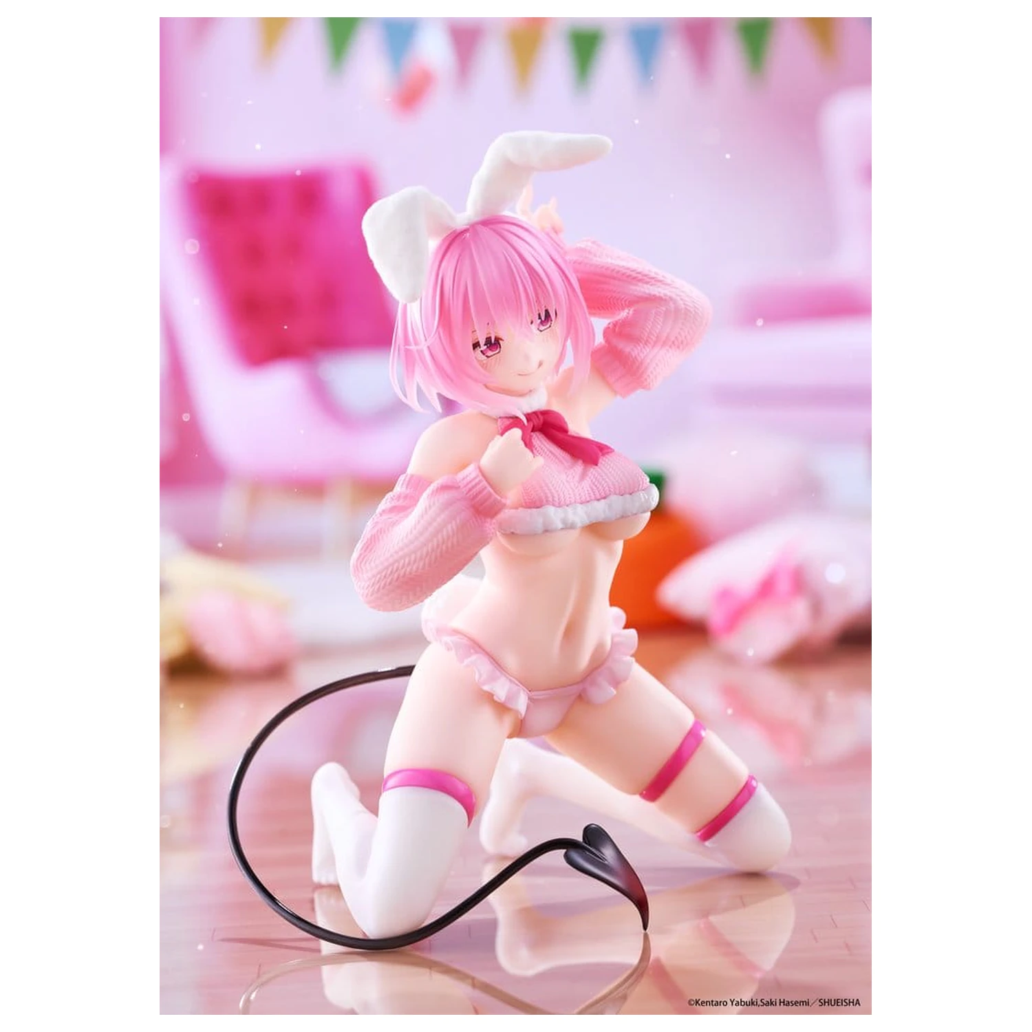 To Love-Ru Darkness MOFLOCK PVC figurka Momo (Fluffy Bunny Ver.) 13 cm fotografii produktu