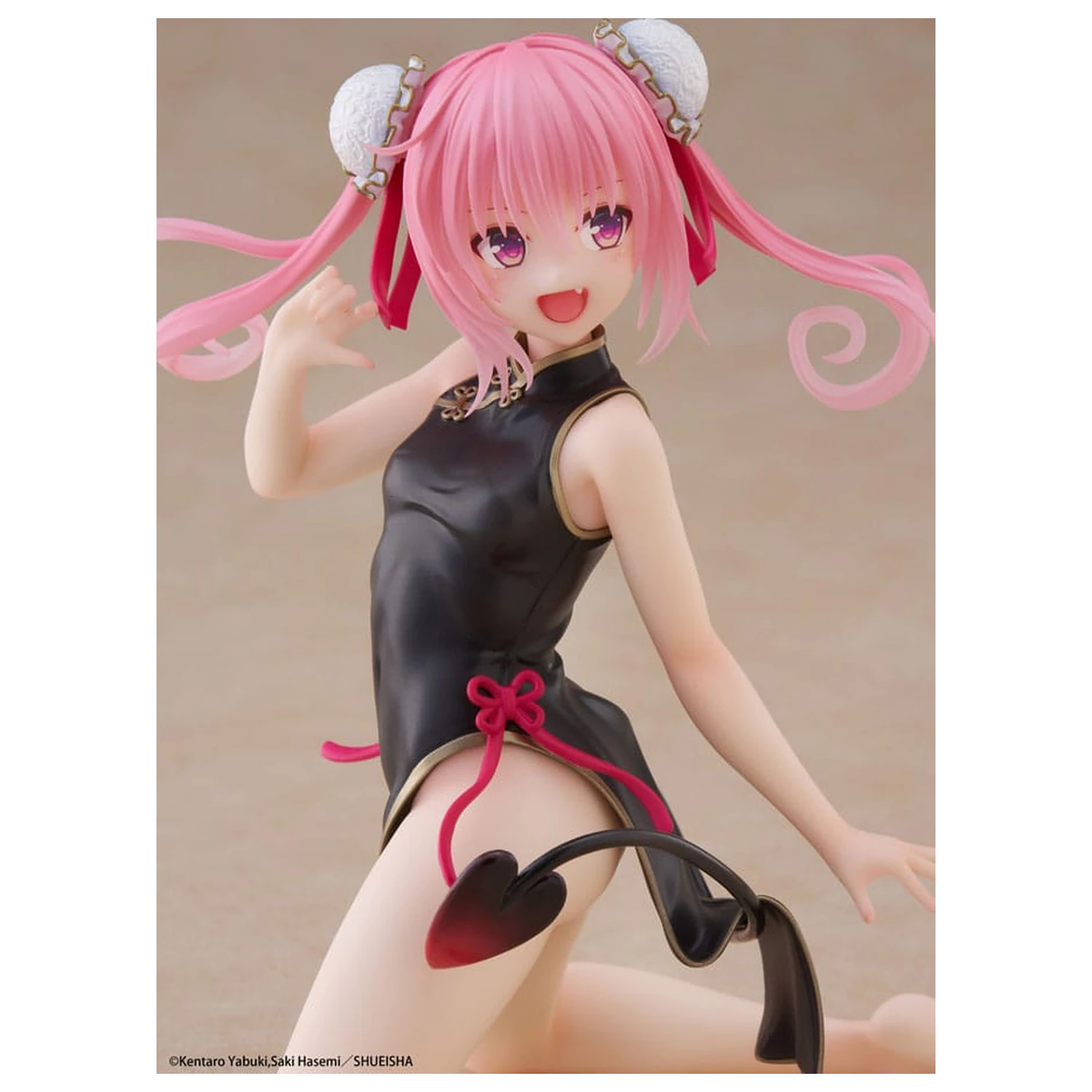 To Love-Ru PVC socha stolní roztomilá figurka Nana (China Dress Ver.) 13 cm fotografii produktu