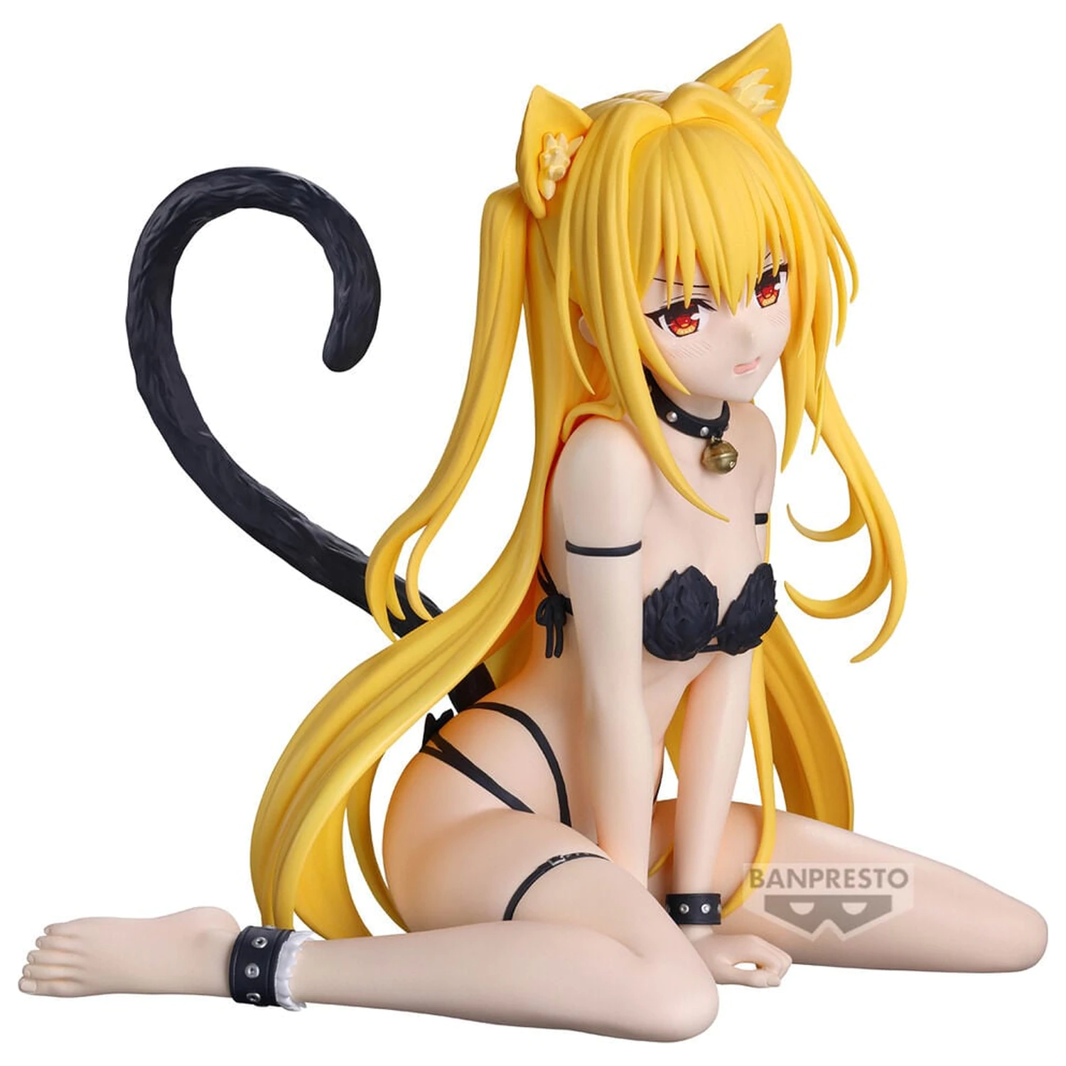 To Loveru Darkness Konjiki no Yami Sitting Nyarls Collection figurka 13 cm fotografii produktu