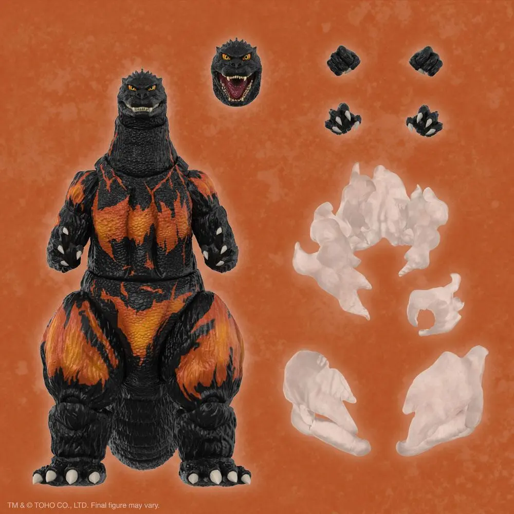 Toho Ultimates Action Figure Burning Godzilla 1995 20 cm fotografii produktu