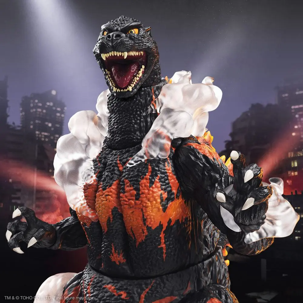 Toho Ultimates Action Figure Burning Godzilla 1995 20 cm fotografii produktu