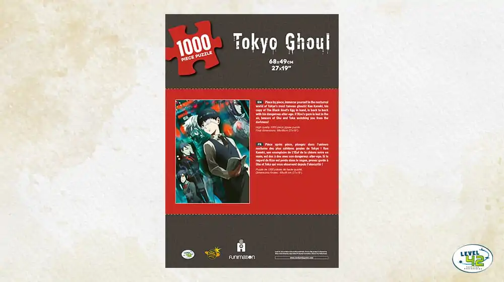 Tokyo Ghoul Puzzle postavy (1000 dílků) fotografii produktu