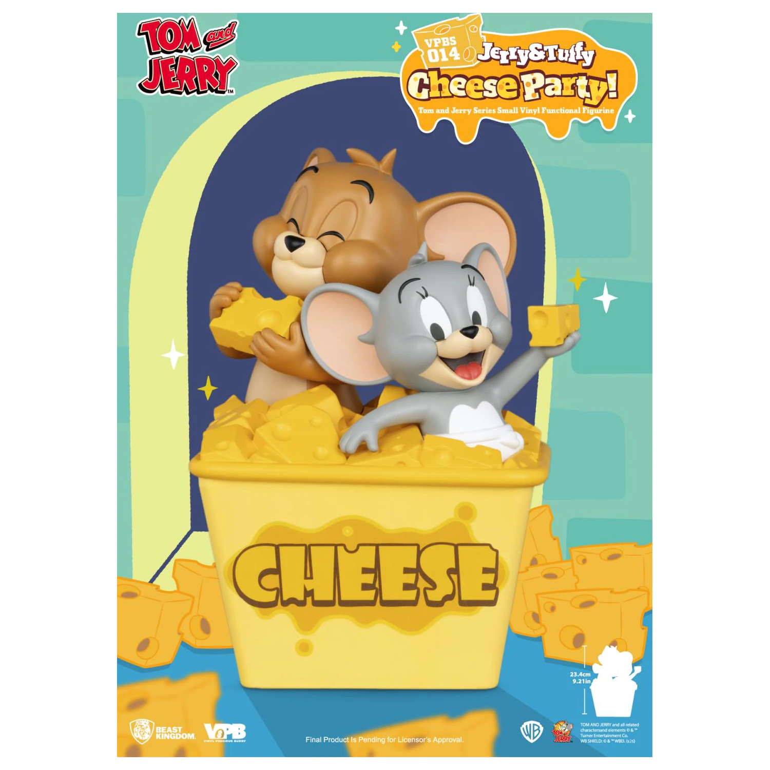 Tom & Jerry "Jerry & Tuffy Cheese Party" banka 23,4 cm fotografii produktu