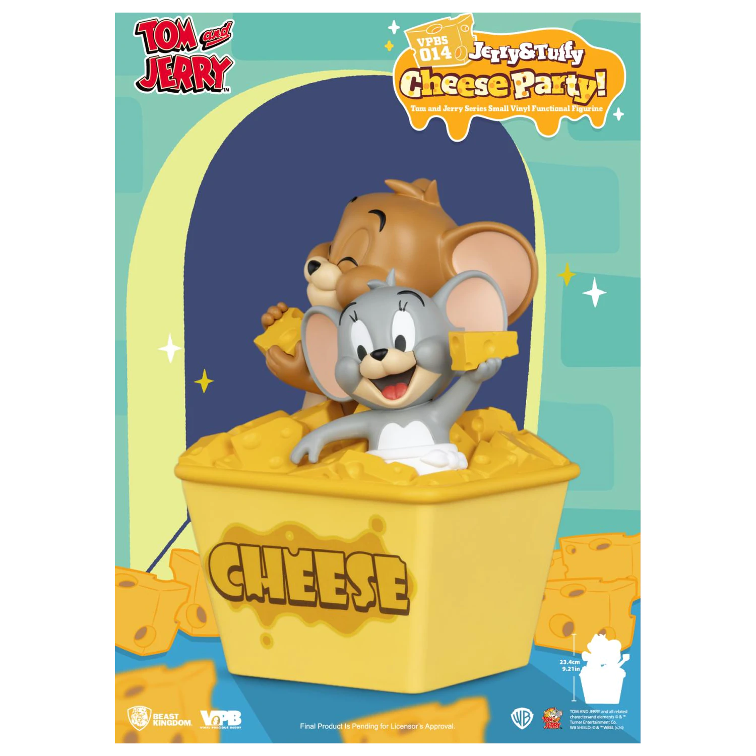 Tom & Jerry "Jerry & Tuffy Cheese Party" banka 23,4 cm fotografii produktu