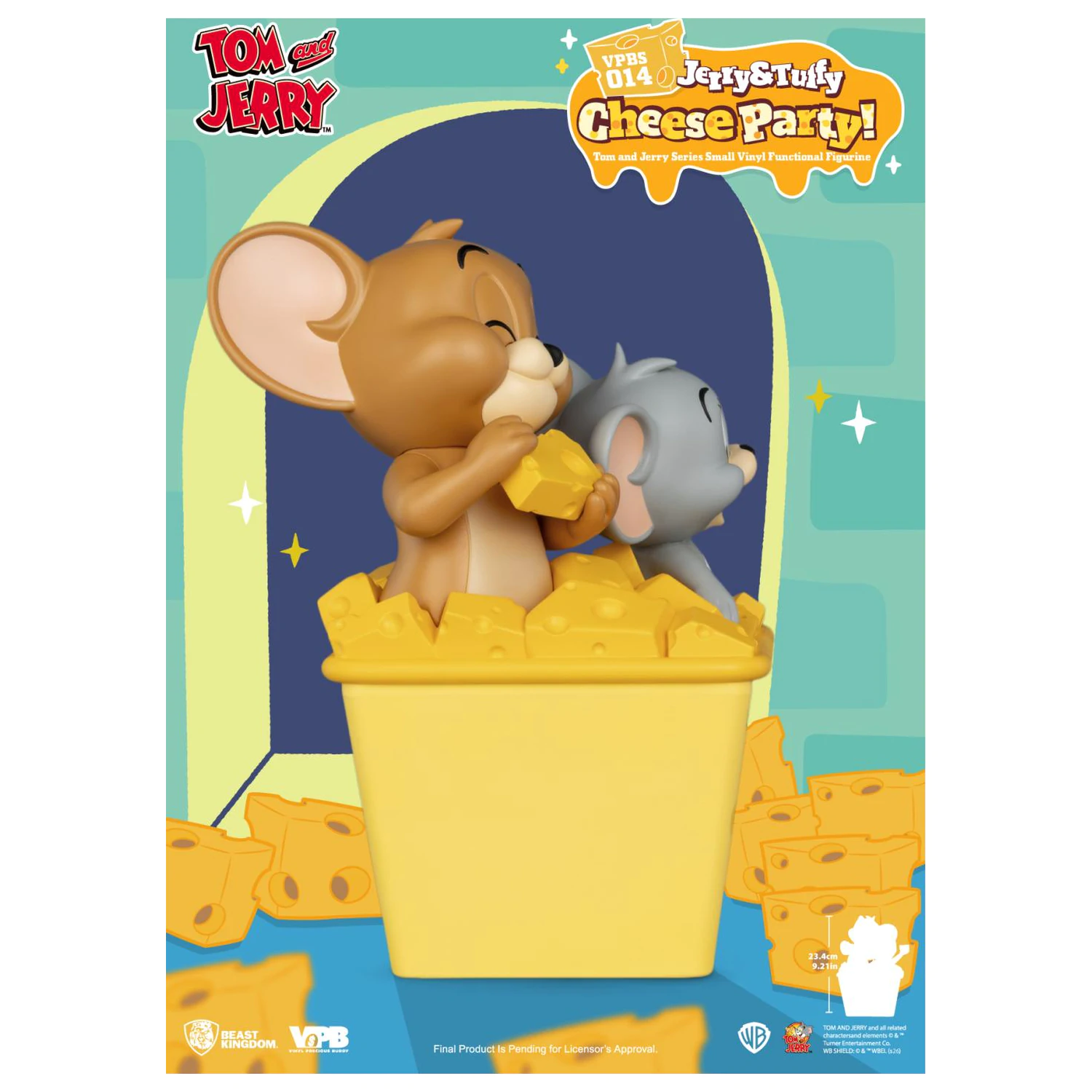 Tom & Jerry "Jerry & Tuffy Cheese Party" banka 23,4 cm fotografii produktu
