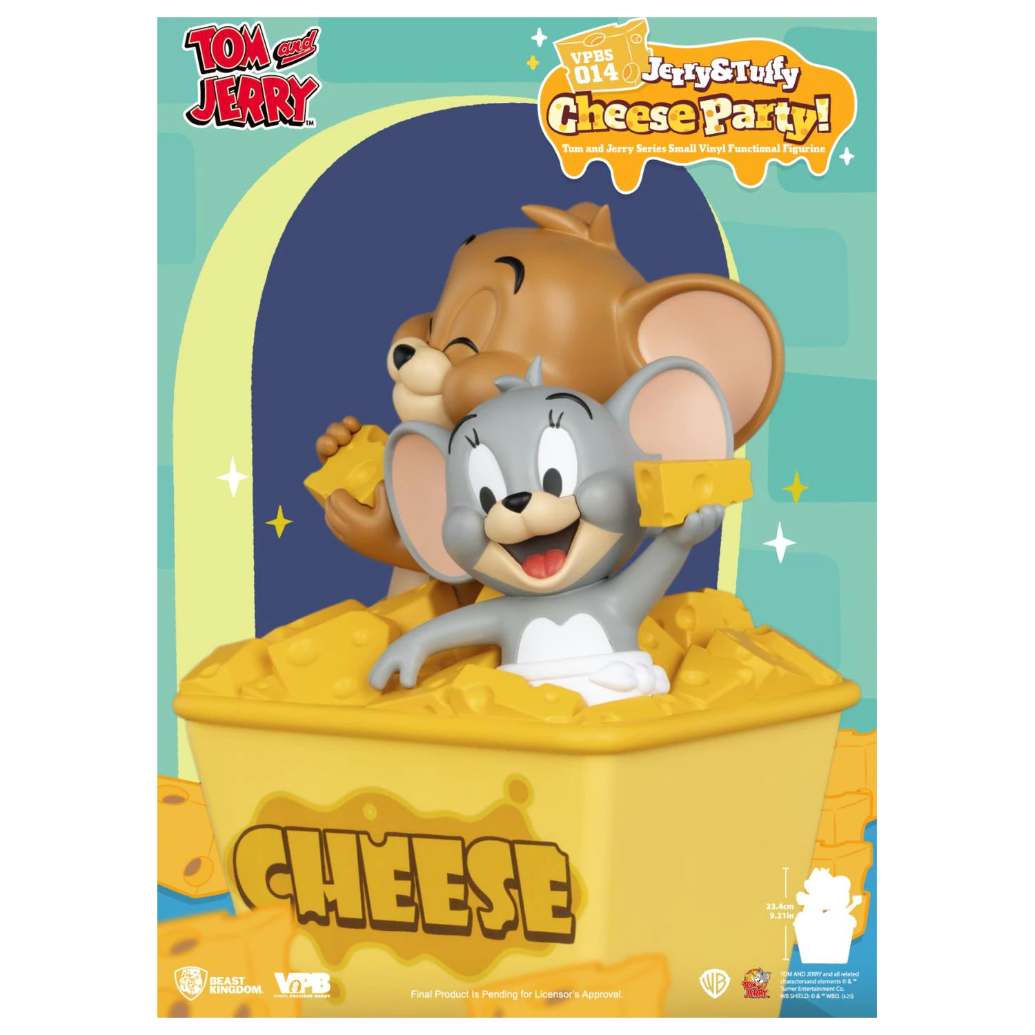Tom & Jerry "Jerry & Tuffy Cheese Party" banka 23,4 cm fotografii produktu
