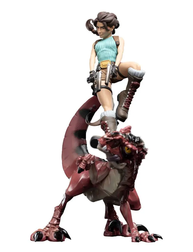 Tomb Raider Mini Epics vinylová figurka Lara Croft & Raptor 24 cm fotografii produktu