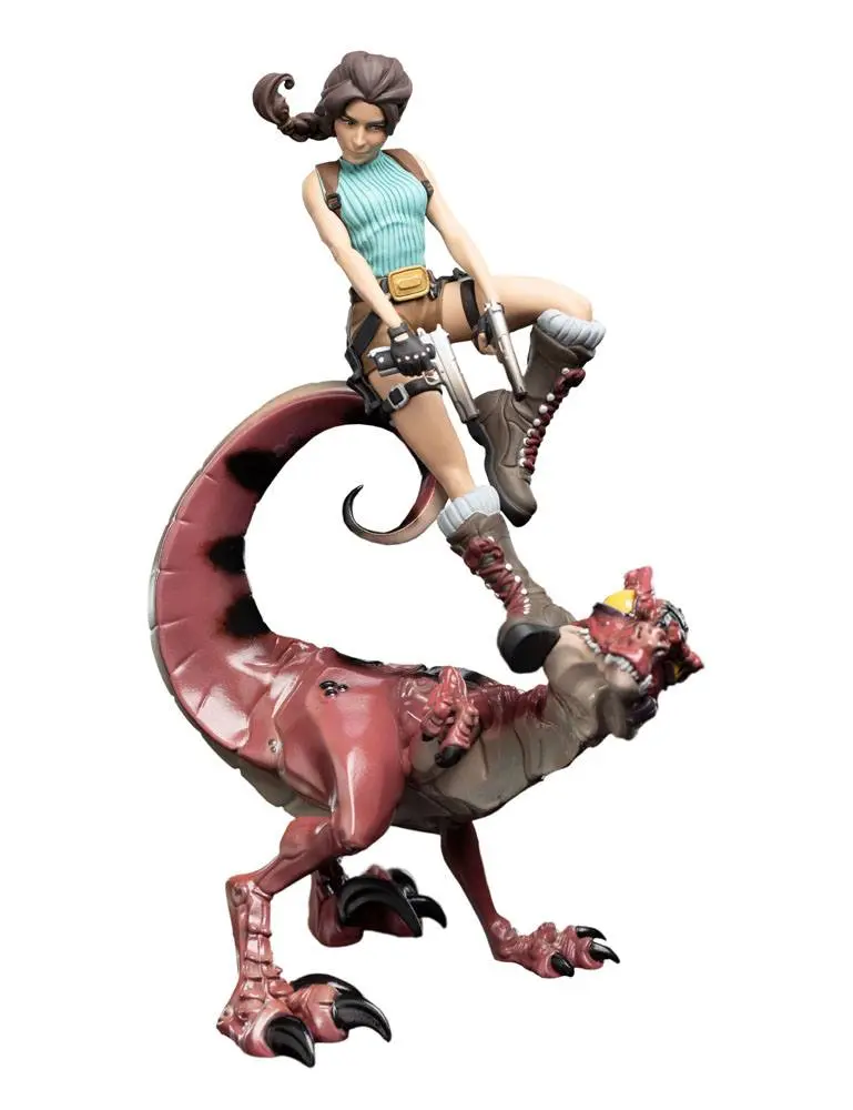 Tomb Raider Mini Epics vinylová figurka Lara Croft & Raptor 24 cm fotografii produktu