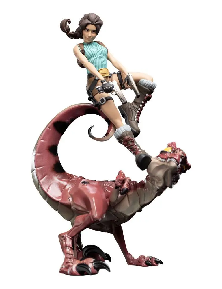 Tomb Raider Mini Epics vinylová figurka Lara Croft & Raptor 24 cm fotografii produktu