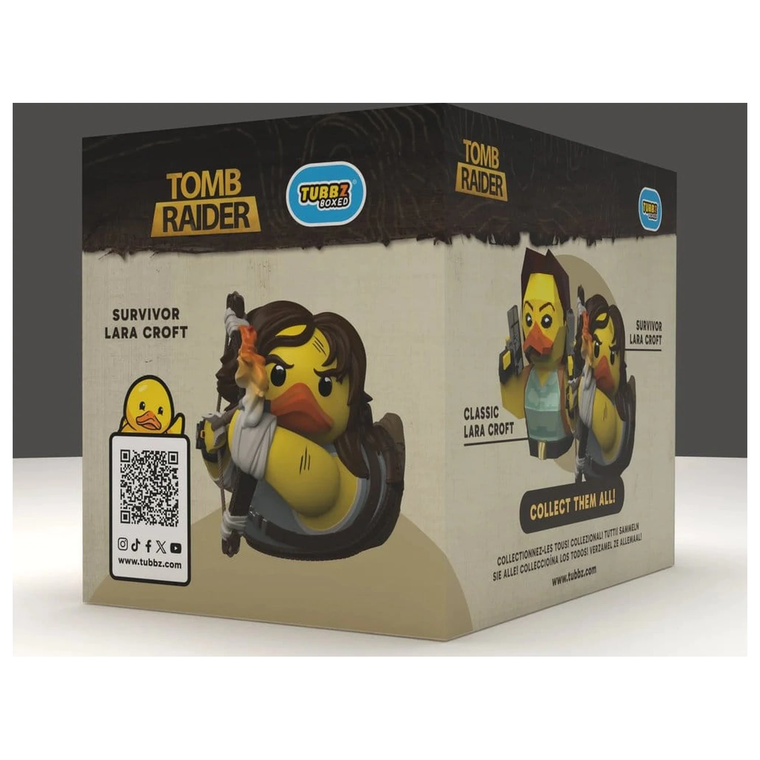 Tomb Raider Tubbz PVC figurka Lara Croft (Survivor) Boxed Edition 10 cm fotografii produktu