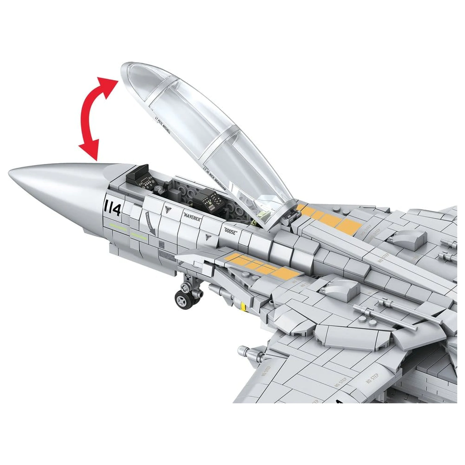 Top Gun Brick System Set Maverickův F-14A Tomcat fotografii produktu
