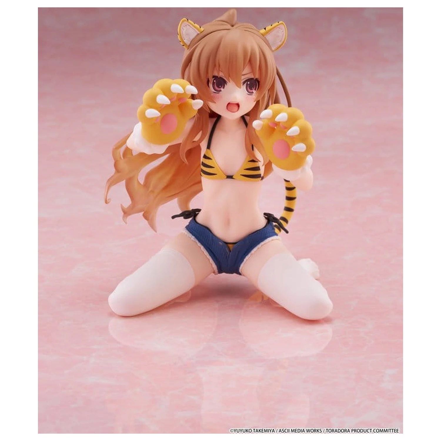 Toradora! Desktop Cute PVC figurka Taiga Aisaka (Tiger Costume Swimwear Ver.) 13 cm fotografii produktu