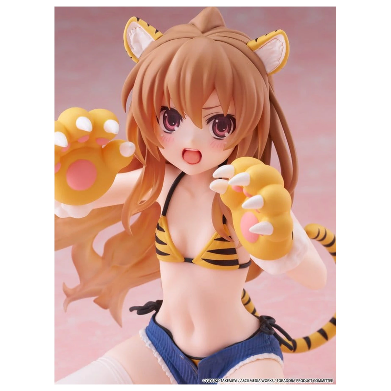 Toradora! Desktop Cute PVC figurka Taiga Aisaka (Tiger Costume Swimwear Ver.) 13 cm fotografii produktu