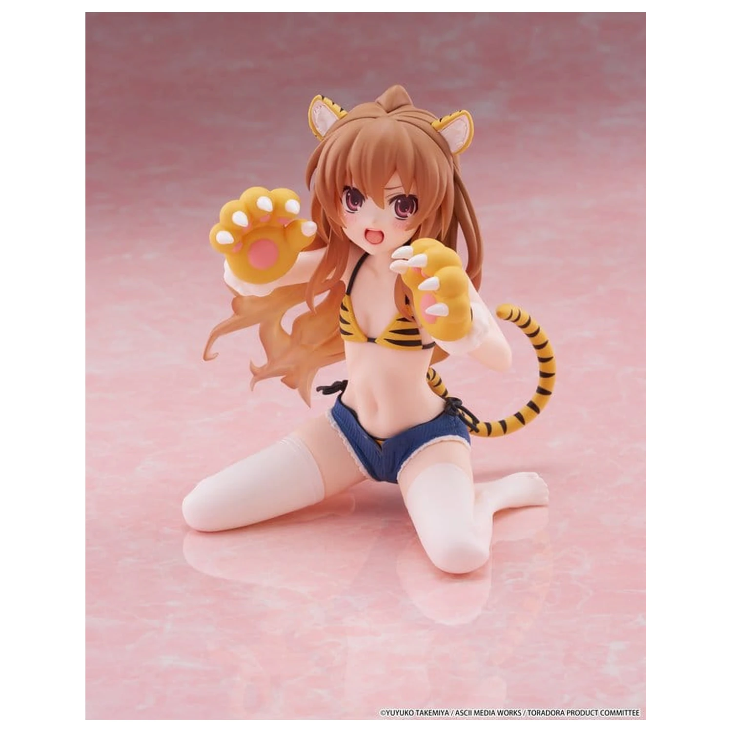 Toradora! Desktop Cute PVC figurka Taiga Aisaka (Tiger Costume Swimwear Ver.) 13 cm fotografii produktu