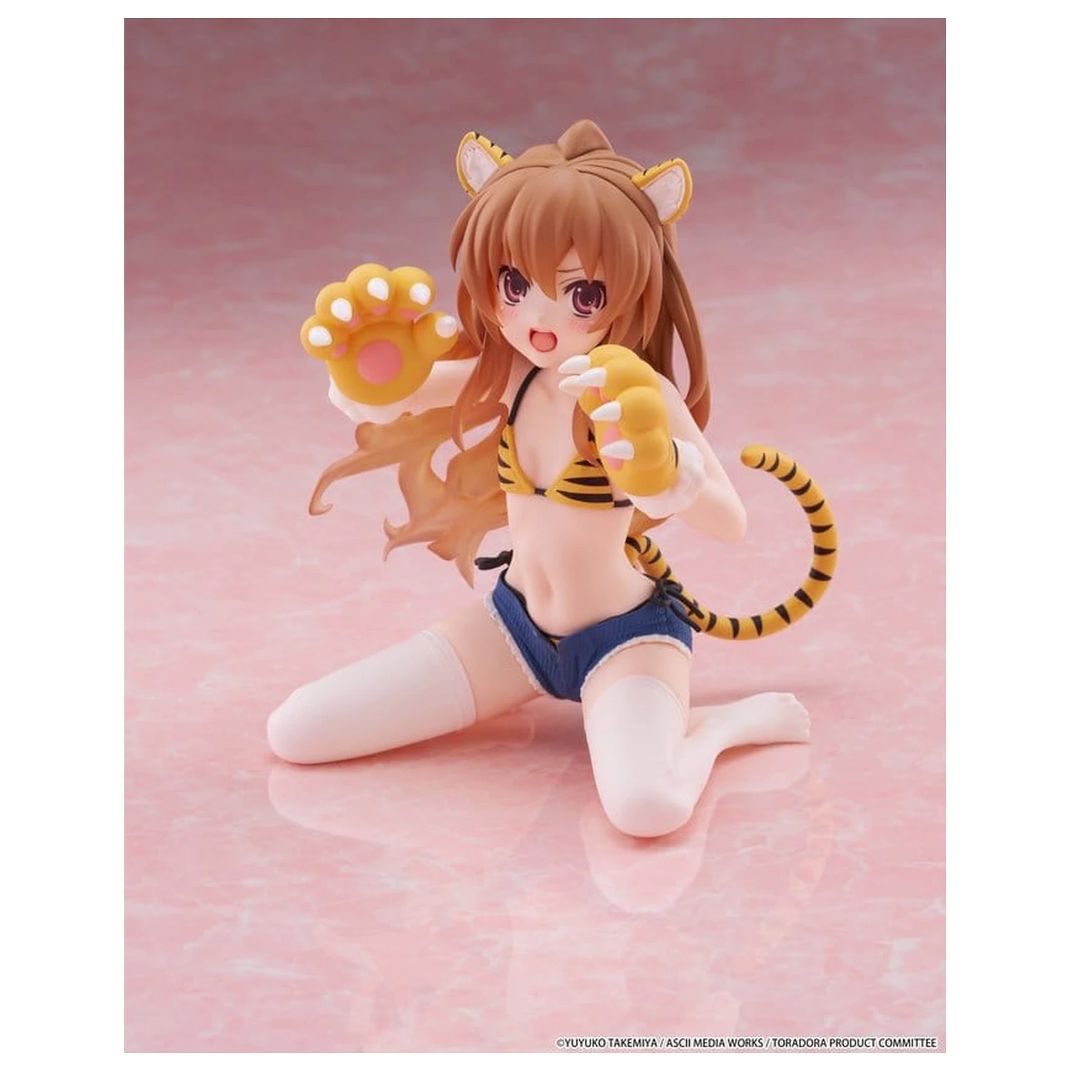 Toradora! Desktop Cute PVC figurka Taiga Aisaka (Tiger Costume Swimwear Ver.) 13 cm fotografii produktu