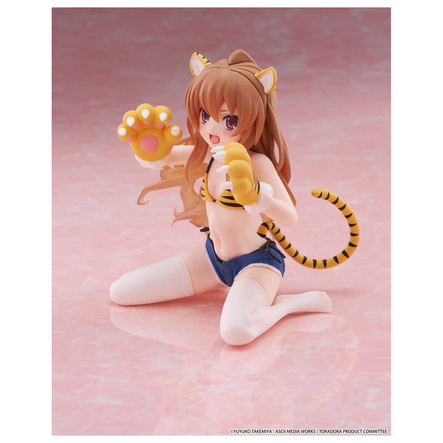 Toradora! Desktop Cute PVC figurka Taiga Aisaka (Tiger Costume Swimwear Ver.) 13 cm fotografii produktu