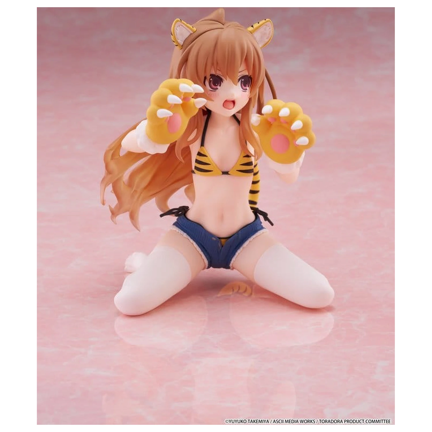 Toradora! Desktop Cute PVC figurka Taiga Aisaka (Tiger Costume Swimwear Ver.) 13 cm fotografii produktu