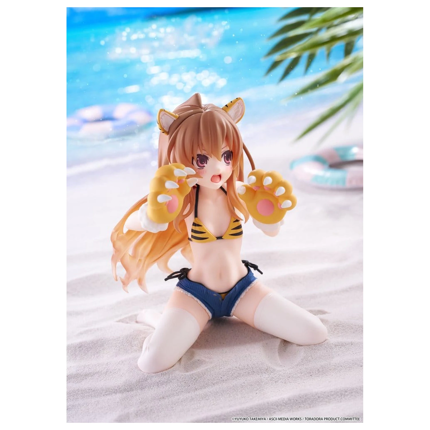 Toradora! Desktop Cute PVC figurka Taiga Aisaka (Tiger Costume Swimwear Ver.) 13 cm fotografii produktu
