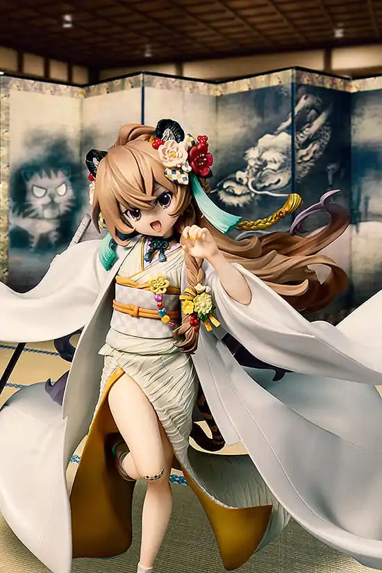 Toradora! PVC soška Taiga Aisaka: White Kimono Ver. 22 cm fotografii produktu