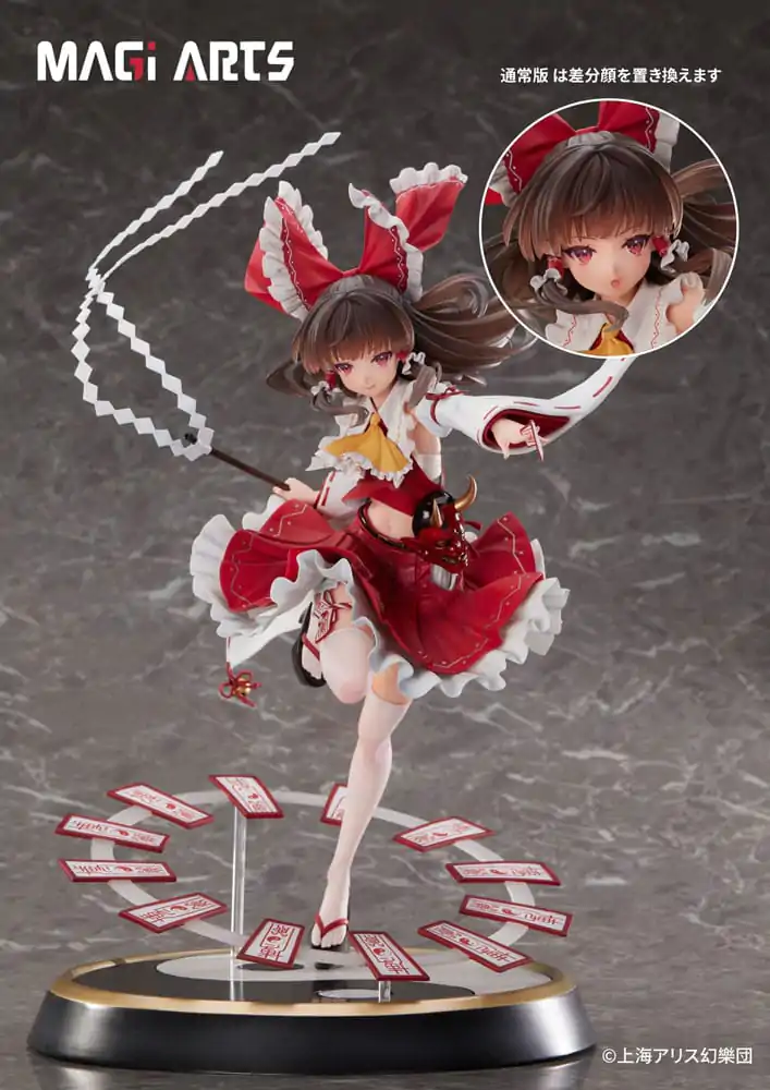 Touhou Project PVC Socha 1/6 Věčná chrámová panna Reimu Hakurei 30 cm fotografii produktu