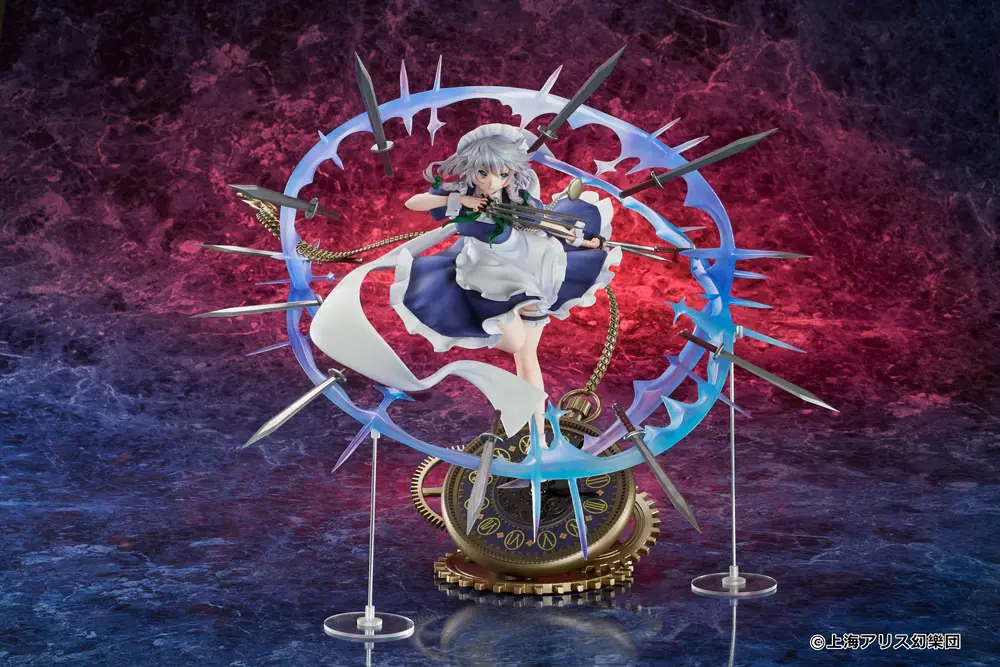 Touhou Project PVC socha 1/7 Izayoi Sakuya ilustrace od TEDDY 32 cm fotografii produktu