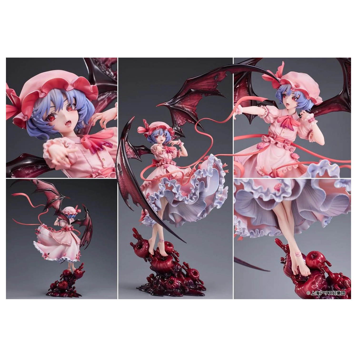 Touhou Project PVC figurka 1/7 Remilia Scarlet 38 cm fotografii produktu