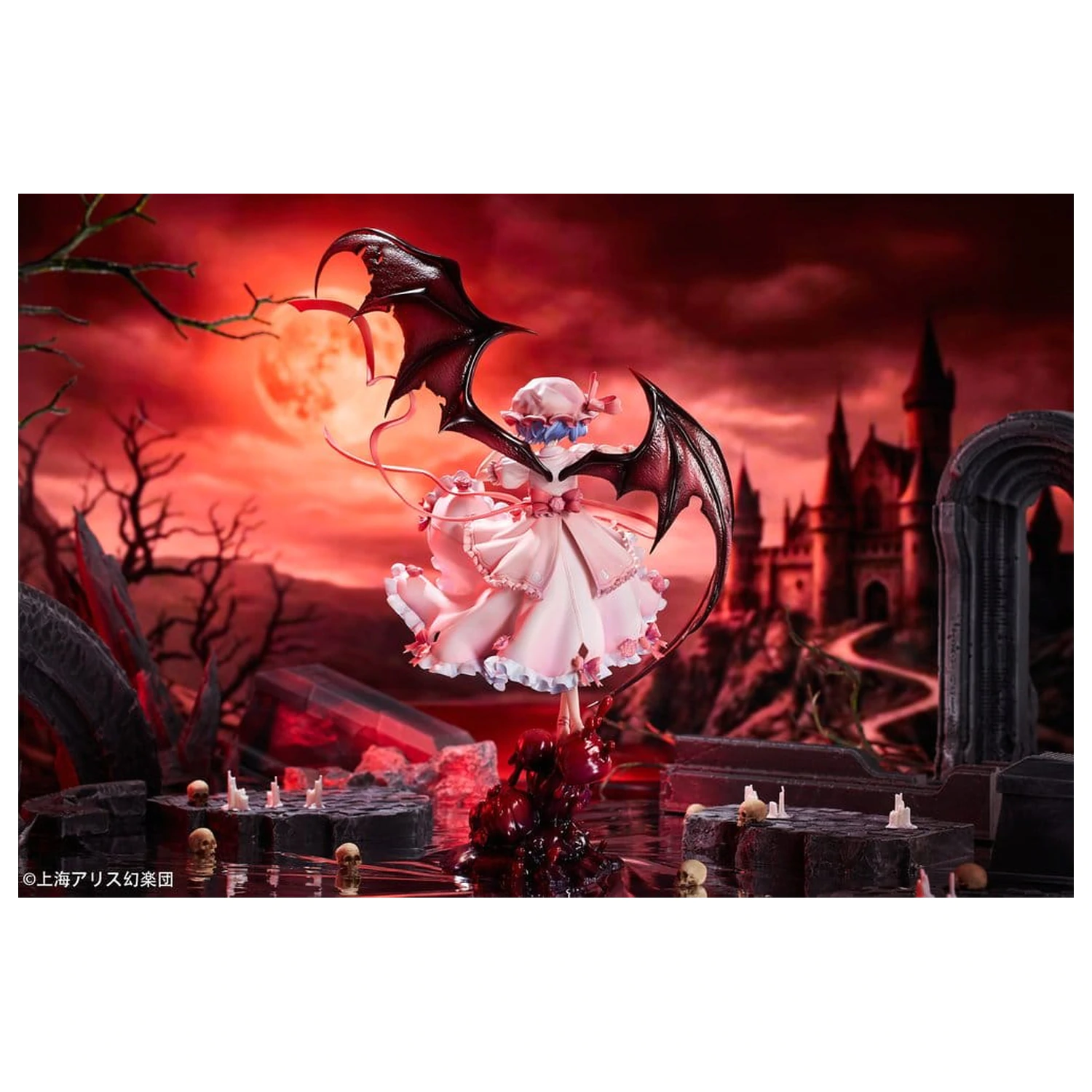 Touhou Project PVC figurka 1/7 Remilia Scarlet 38 cm fotografii produktu