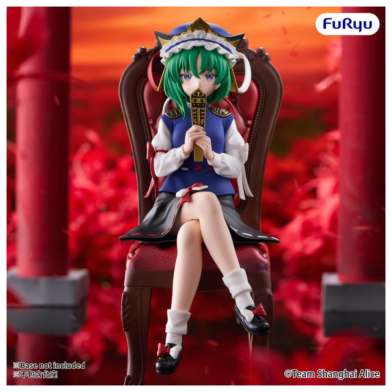 Touhou Project Noodle Stopper PVC figurka Eiki Shiki Yamazanadu 15 cm fotografii produktu