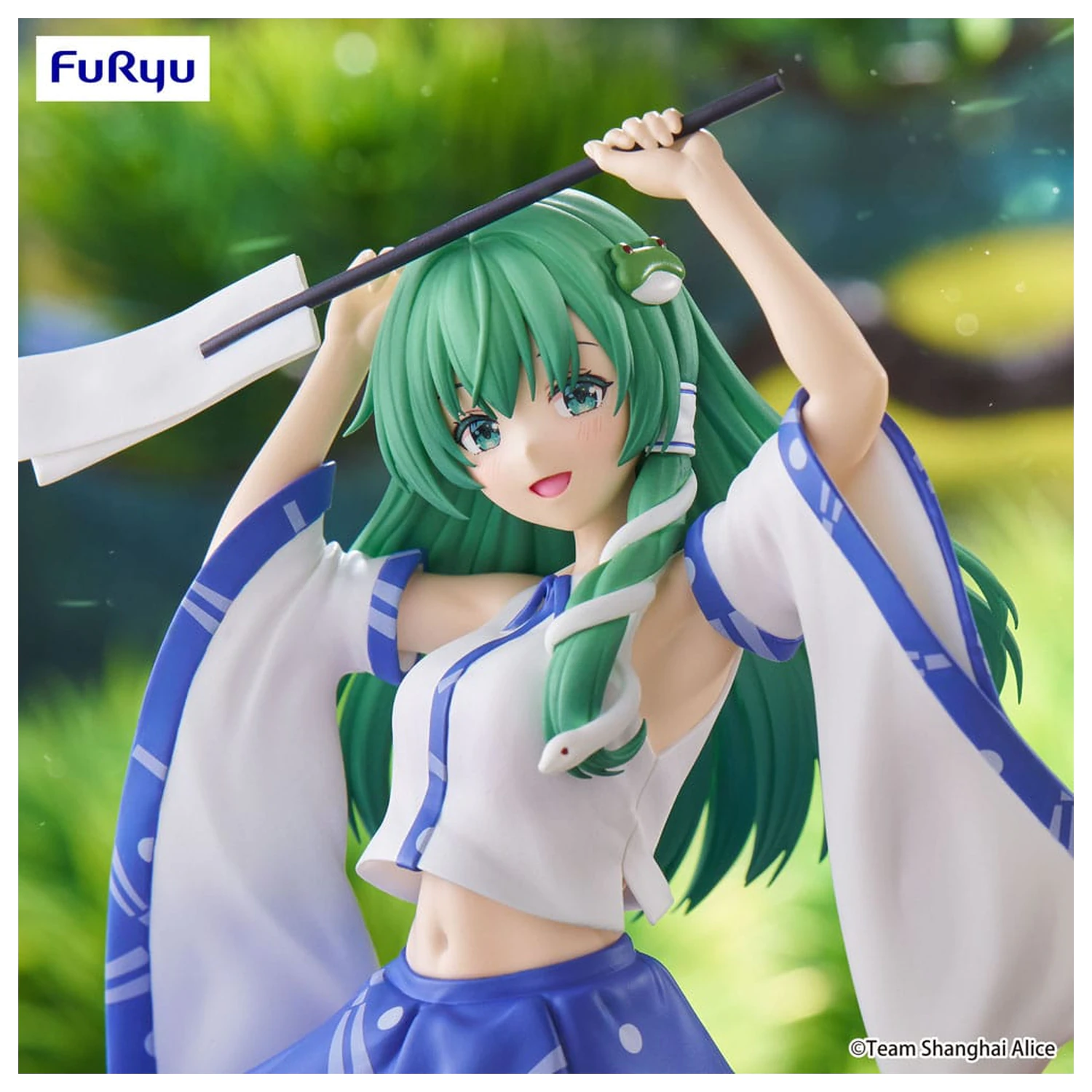 Touhou Project Noodle Stopper PVC Socha Sanae Kochiya 13 cm fotografii produktu
