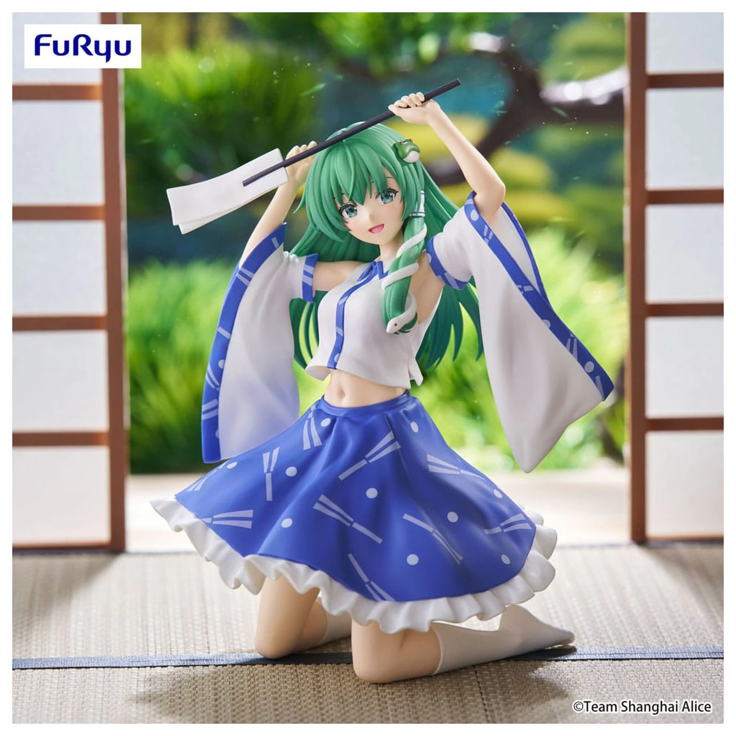 Touhou Project Noodle Stopper PVC Socha Sanae Kochiya 13 cm fotografii produktu