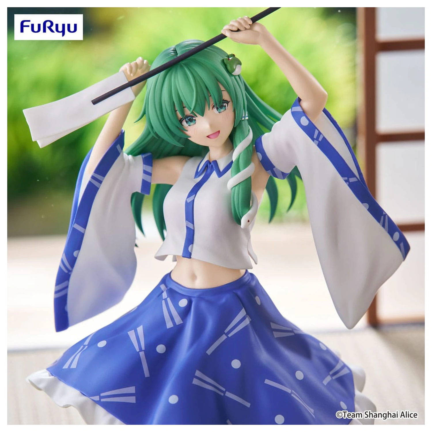 Touhou Project Noodle Stopper PVC Socha Sanae Kochiya 13 cm fotografii produktu