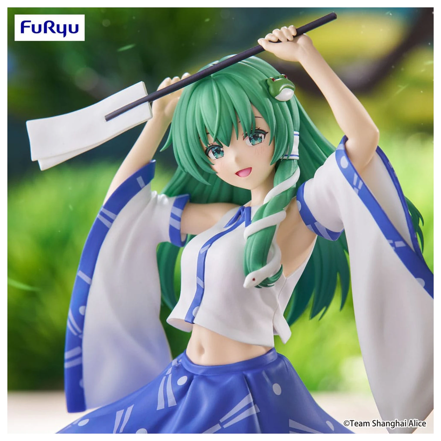 Touhou Project Noodle Stopper PVC Socha Sanae Kochiya 13 cm fotografii produktu