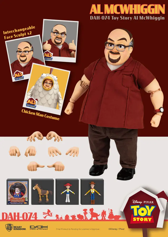 Toy Story 2 Dynamic 8ction Heroes akční figurka Al Mcwhiggn 18 cm fotografii produktu