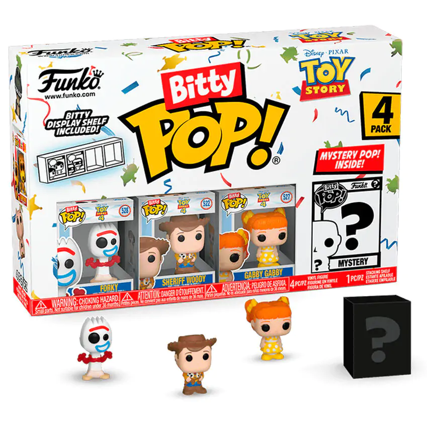 Blister 4 figurky Bitty POP Disney Toy Story Forky fotografii produktu