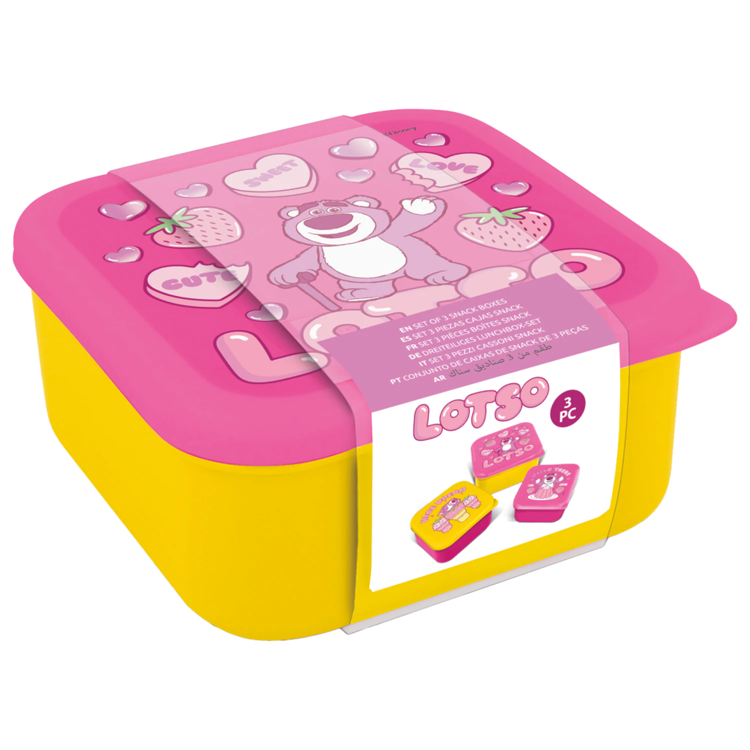 Toy Story Lotso Snack boxy 3 ks fotografii produktu