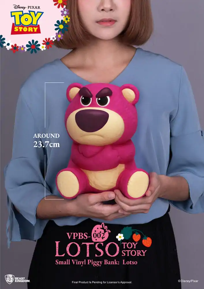 Toy Story prasátko vinylová pokladnička Lotso 24 cm fotografii produktu