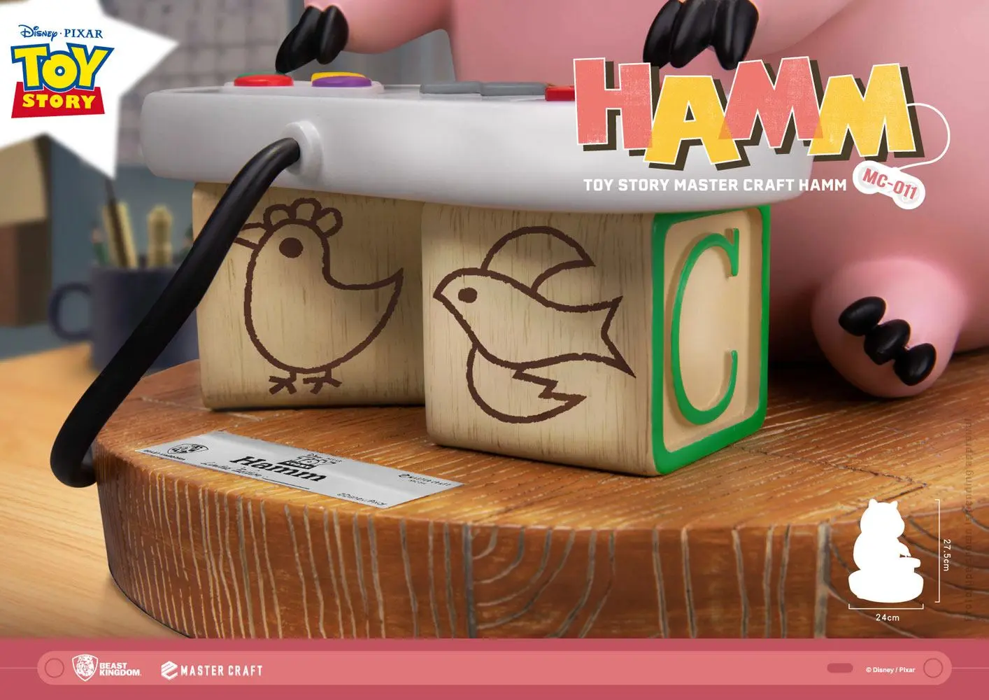 Toy Story Master Craft Socha Hamm 28 cm fotografii produktu