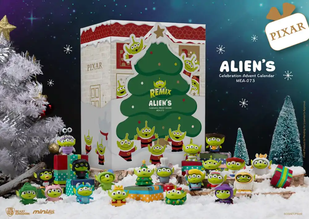 Toy Story Mini Egg Attack adventní kalendář Alien's oslava fotografii produktu