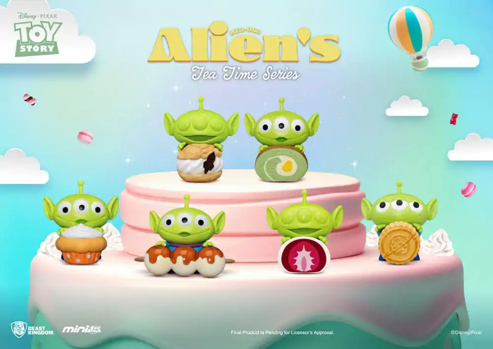 Toy Story Mini Egg Attack Figures Alien's Tea Time Series Sada figurek 10 cm fotografii produktu