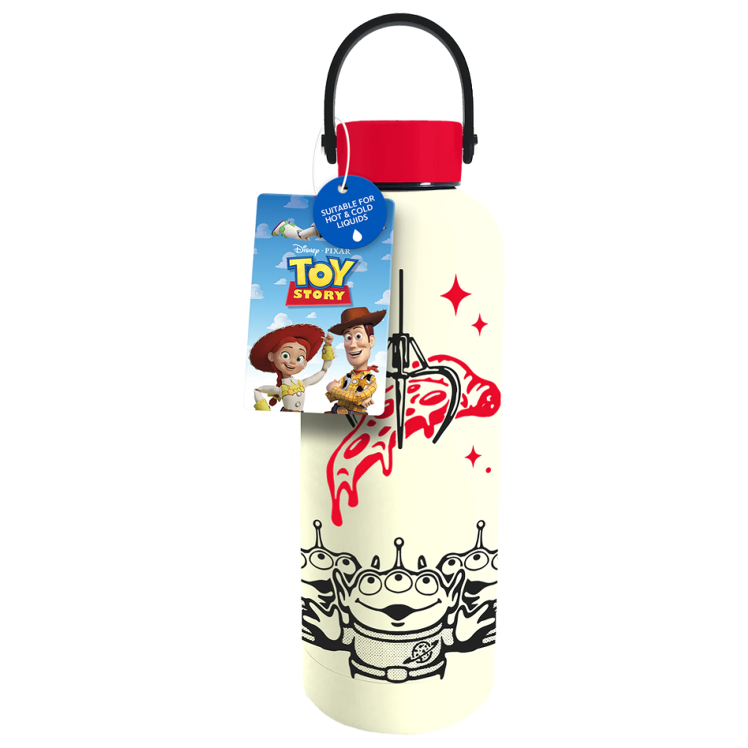 Toy Story Pizza Planet kovová láhev na vodu s poutkem na přenášení 500 ml fotografii produktu