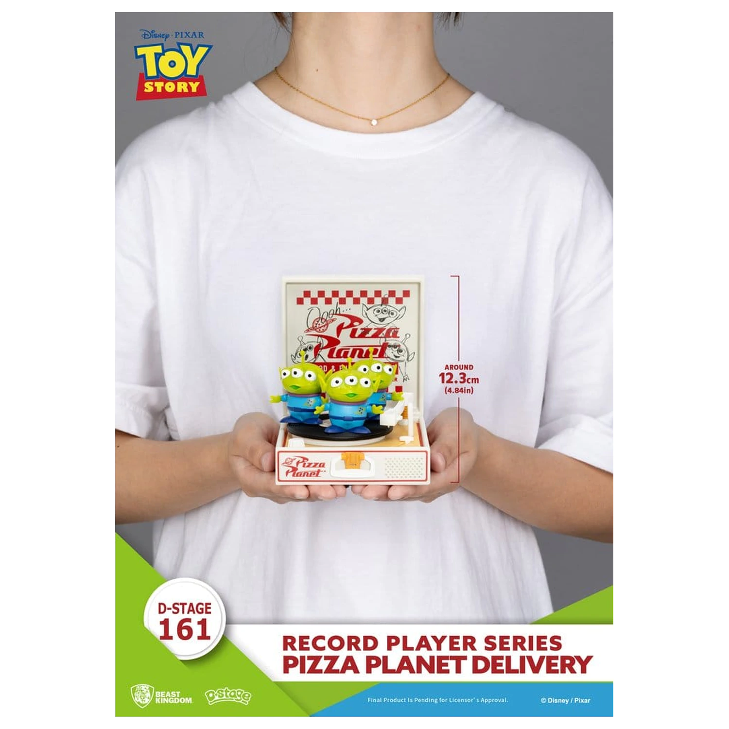 Toy Story Record Player Series PVC figurka Pizza Planet Delivery 12 cm fotografii produktu